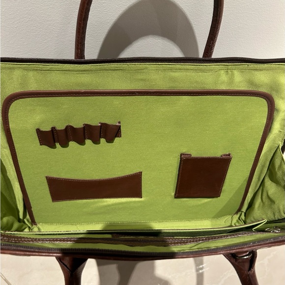 Donna di Domani satchel/briefcase, 💯 leather - Picture 3 of 7